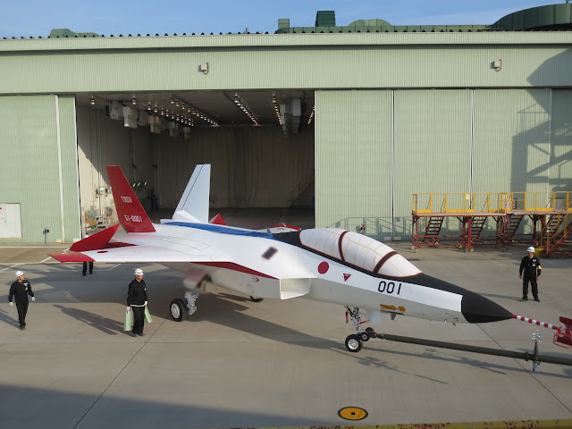 A prototype of Japan's F-3 stealth fighter jet F-3 stealth fighter jet