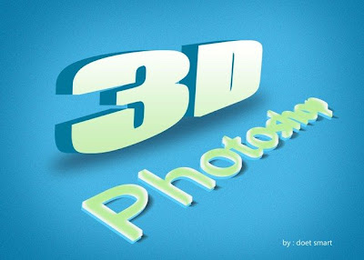 Membuat Tulisan 3D Dengan Photoshop 