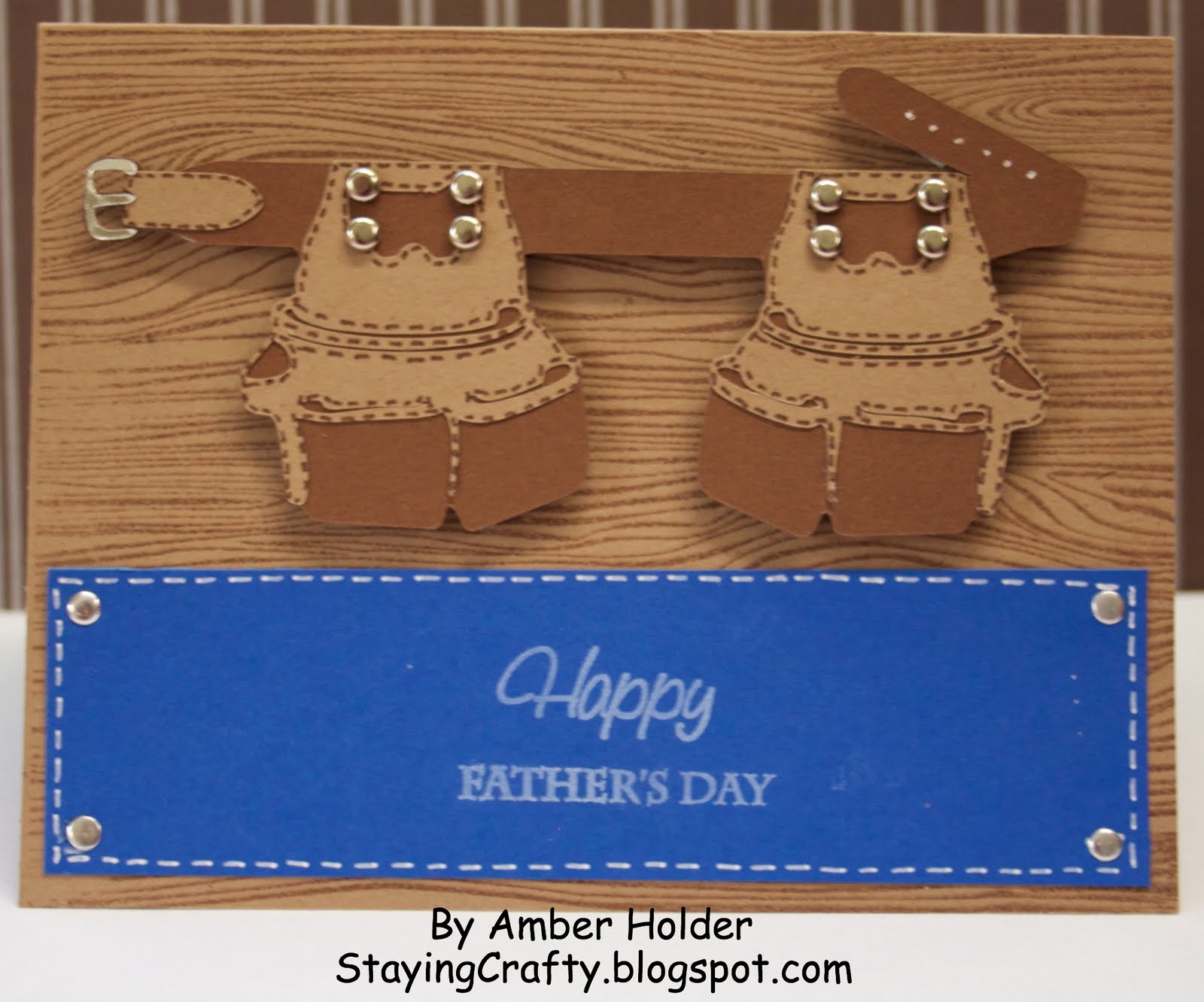 Staying Crafty Father's Day Toolbelt Card