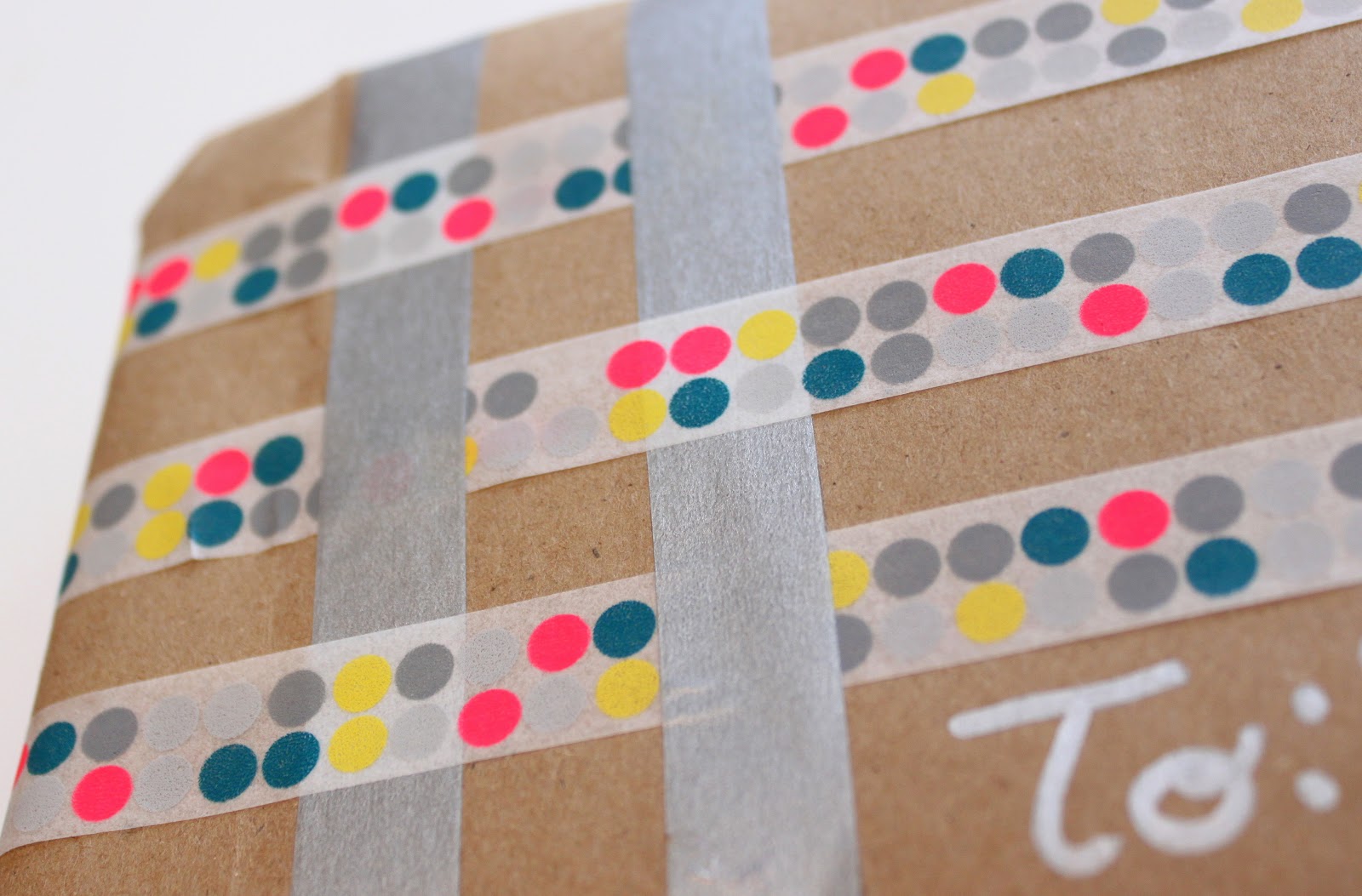 doodah! Washi Tape Gift Wrap