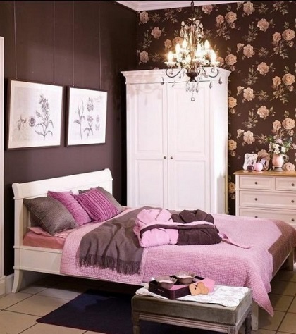 Habitaciones en rosa y marrón - Ideas para decorar dormitorios