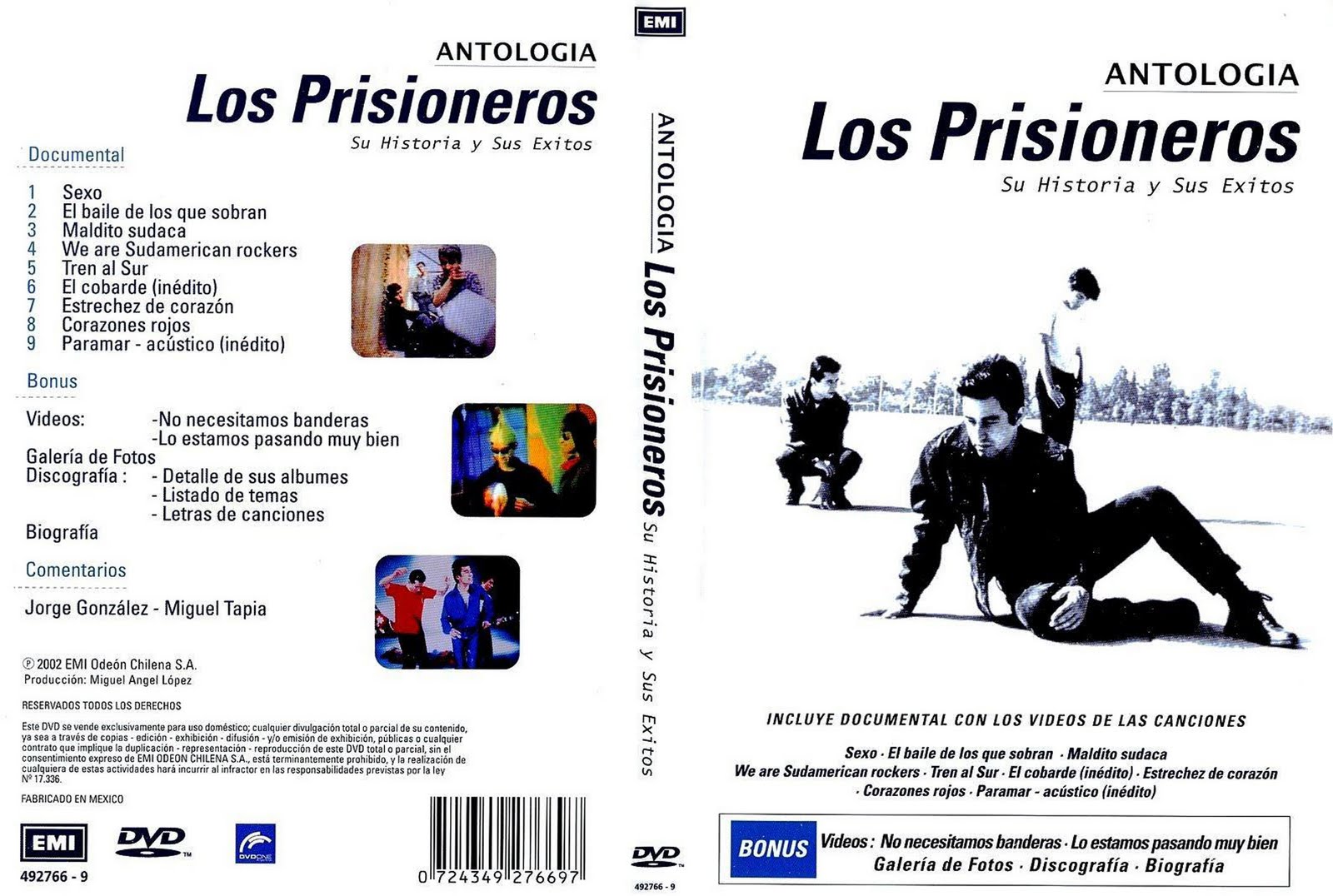 Videos Músicales Los Prisioneros Antología Su Historia Y Sus Exitos