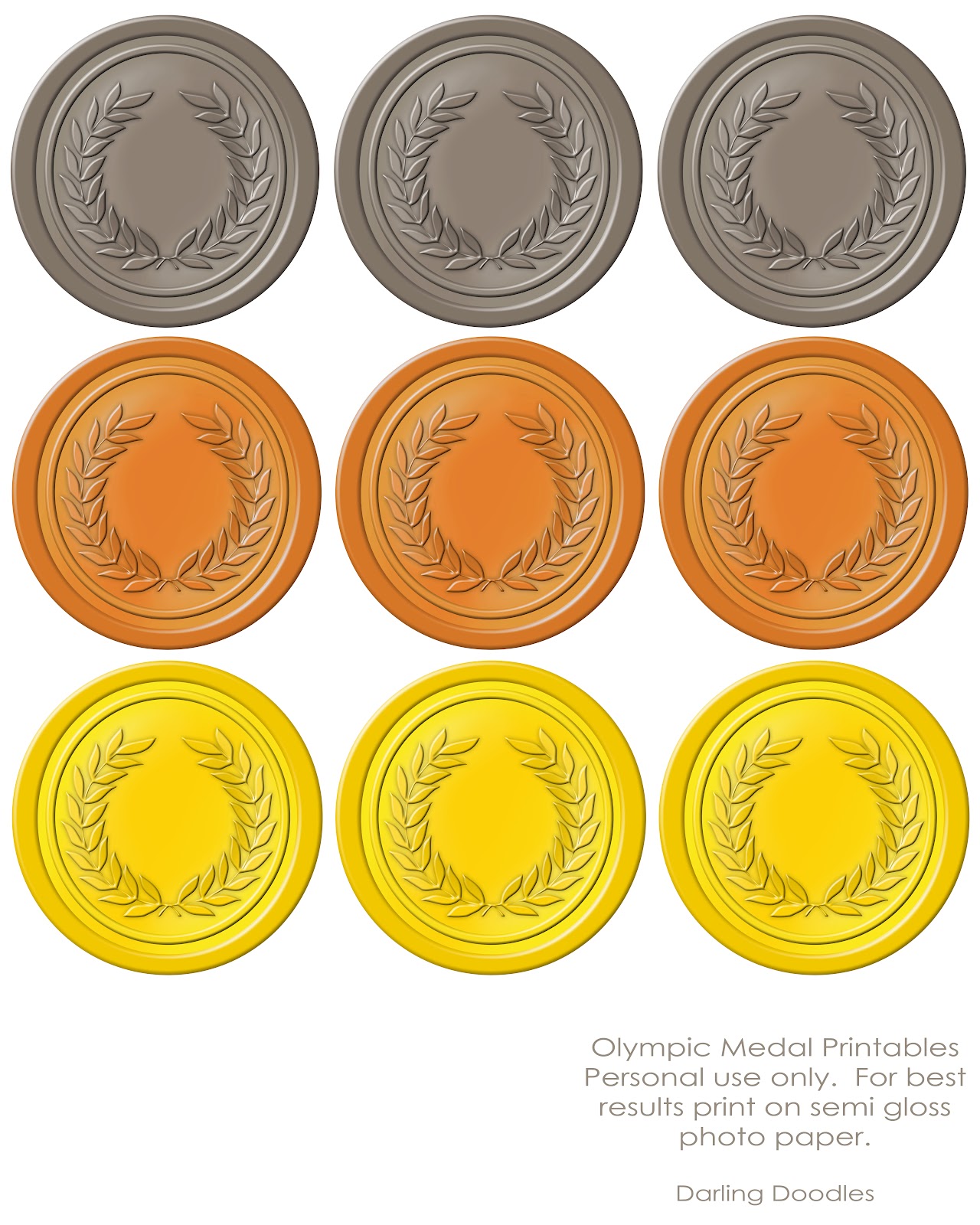 <strong>Olympic</strong> Party Invitation <strong>Template</strong> - intagram.co Olympic medal template printable