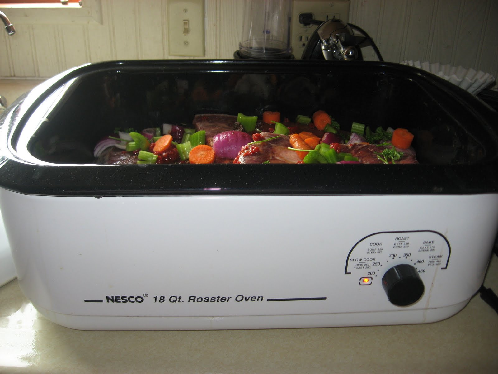 Dicky Bird's Nest Easy Slow Cooking in a Nesco Roaster