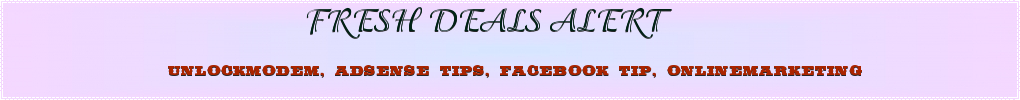 Fresh Deals Alert