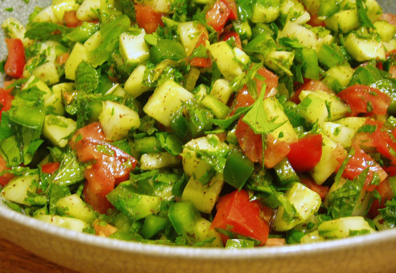 Melbourne Seasonal Eating Lebanese Style Chopped Salad with Sumac (and how to turn it into