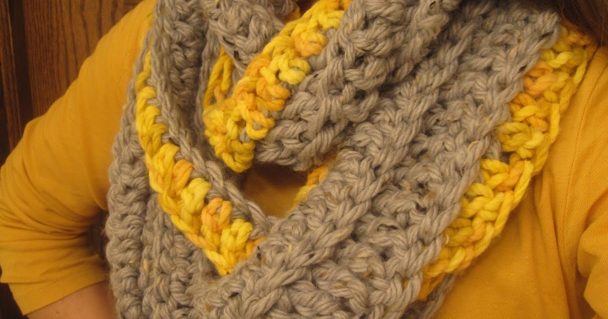 Mommy Said Sew Jumbo Crocheted Circle Scarves