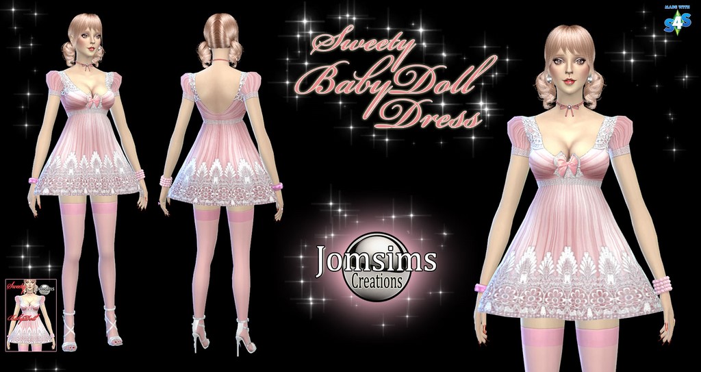 Sims 4 CC's The Best Baby Doll Dress by JomSims