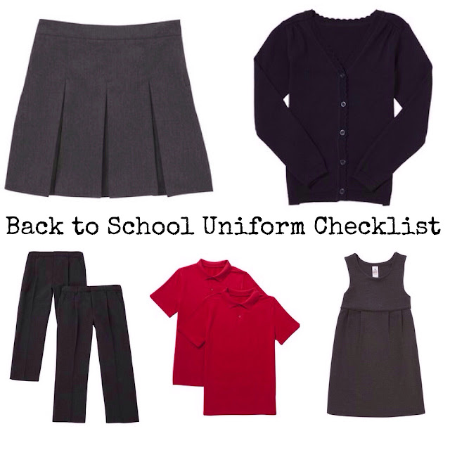 Mama OWL Blog Back to School Uniform Checklist