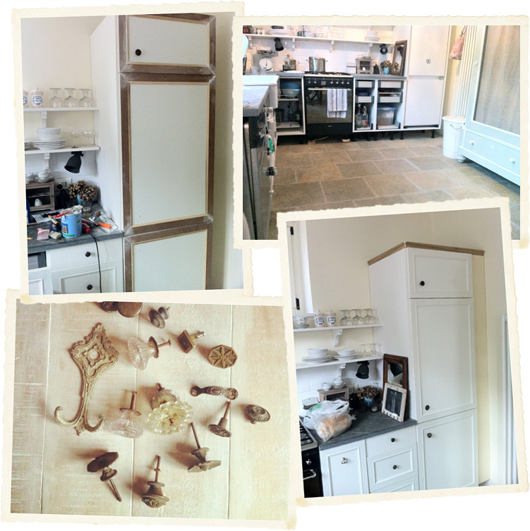 Restyling di una cucina ikea shabby chic interiors Dipingere mobili cucina vecchia