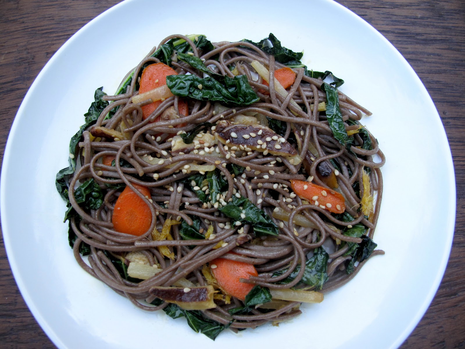 Buckwheat Soba Stir Fry Food For Vitality