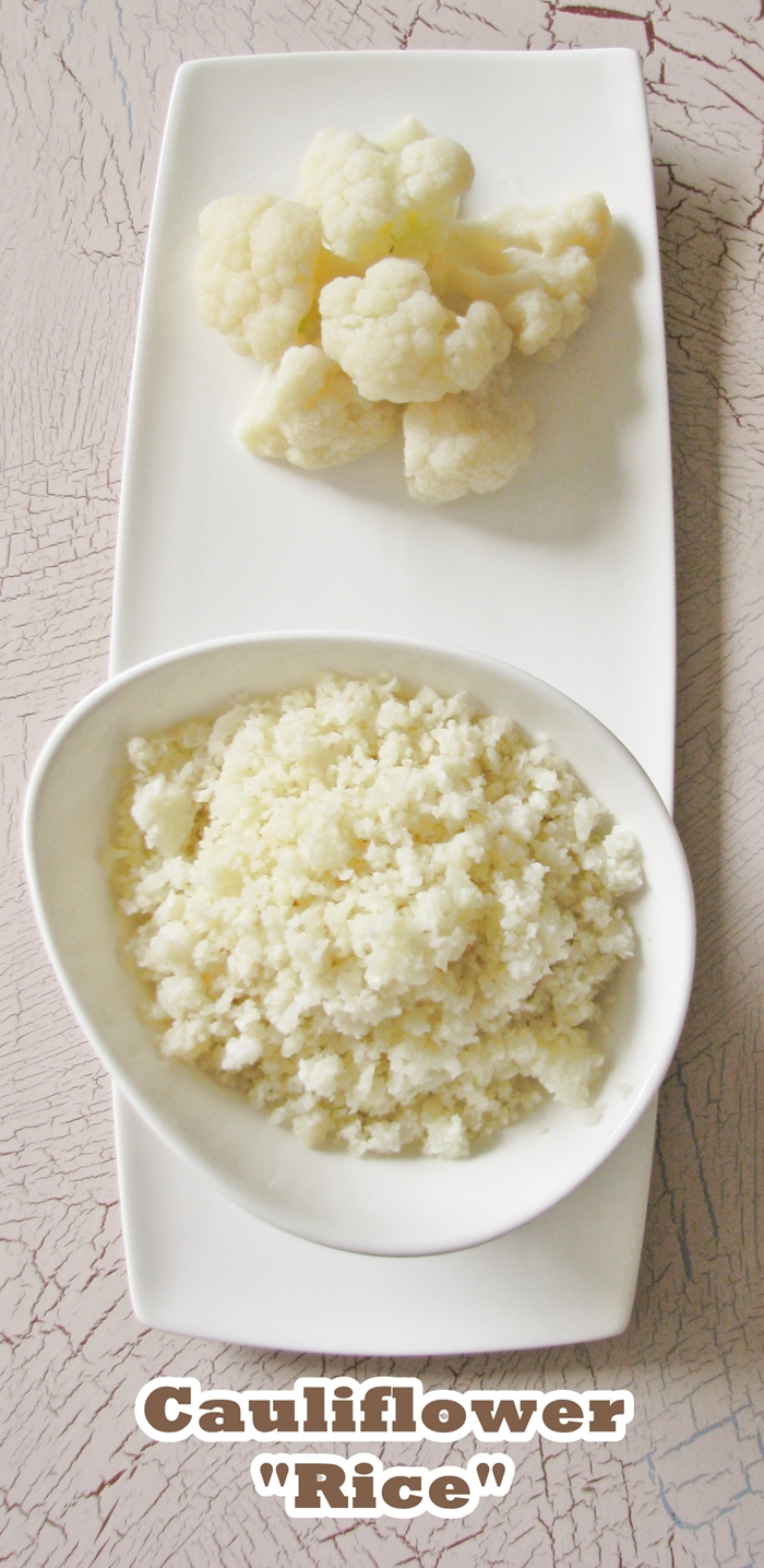 Cook book of trial and error Cauliflower "Rice"