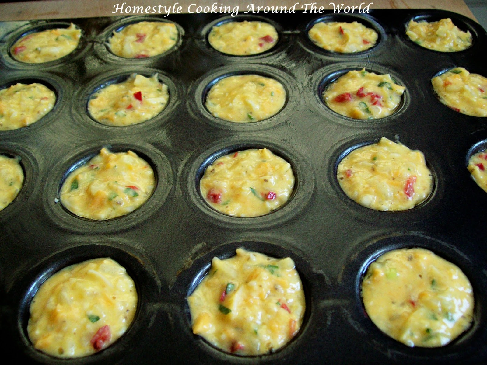 Homestyle Cooking Around The World Party MiniQuiches