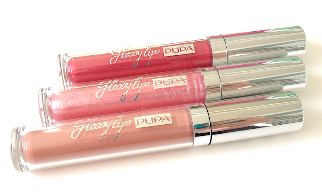 Pupa Glossy Lips Ultra Shine Lip Gloss 300 Very Nude 201 Pink Diamond 403 Shimmering Ruby