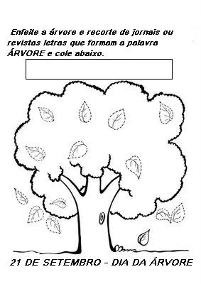 imagens 21 de setembro dia da árvore para copiar pintar Desenhos Para Colorir 21 de setembro dia da árvore para copiar