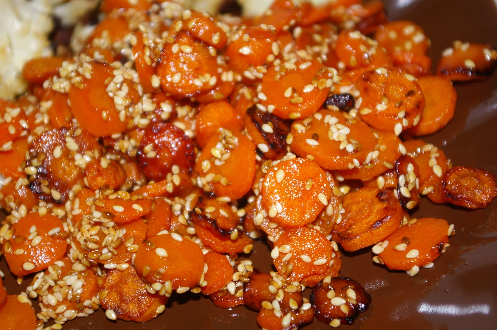 Snacks and Desserts Sesame Carrot Chips