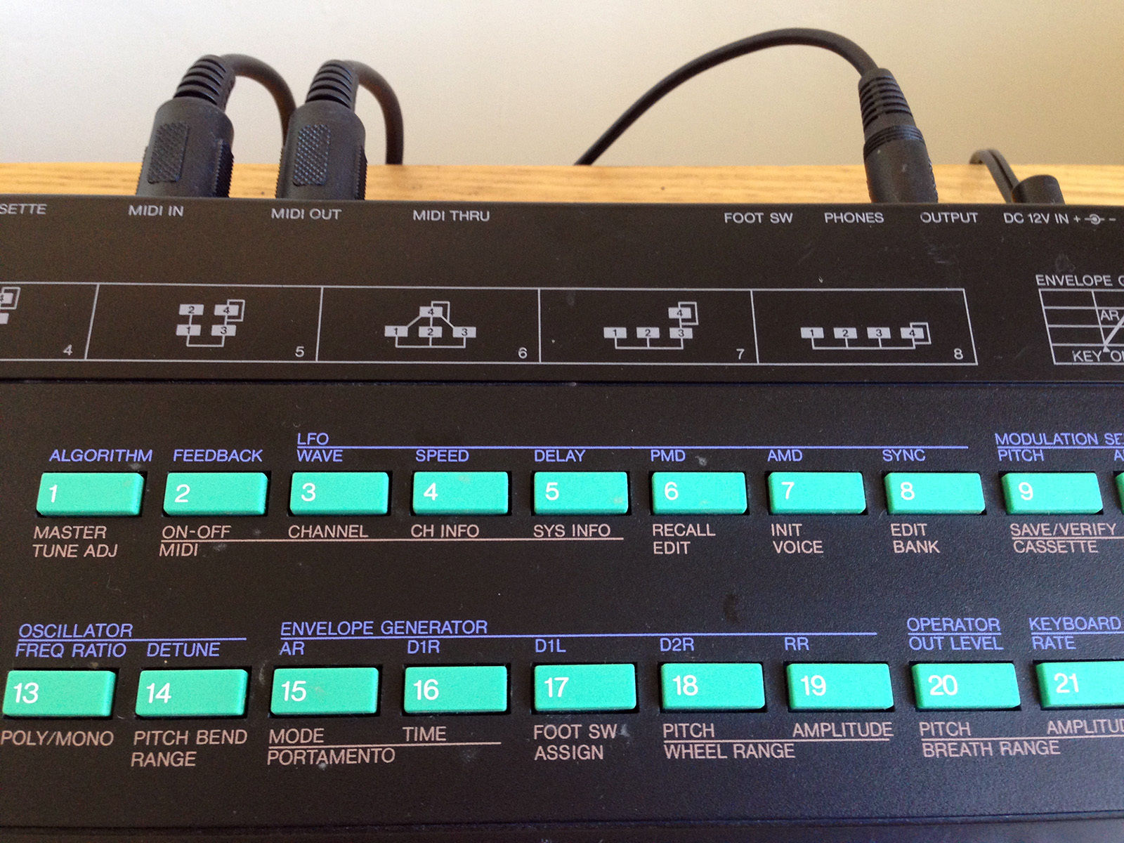 MATRIXSYNTH Yamaha DX100 FM Keyboard Synth