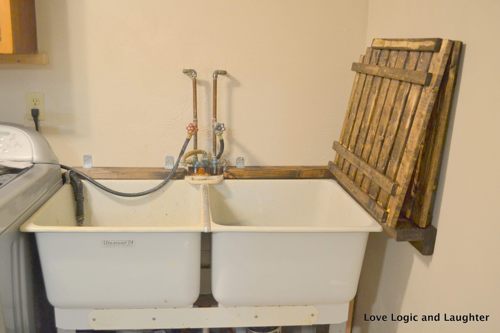 Laundry Room Makeover Updated Utility Sink Creating More
