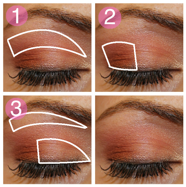 blushing basics Eye Makeup Tutorial {Step by Step}