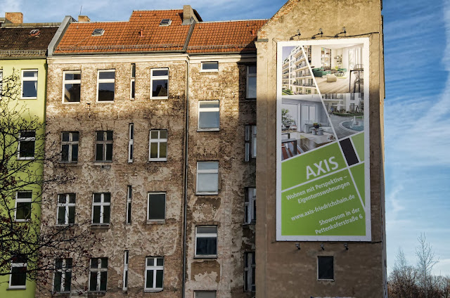 Baustelle AXIS, Eigentumswohnungen, Pettenkoferstraße / Bänschstraße, 10247 Berlin, 07.01.2014