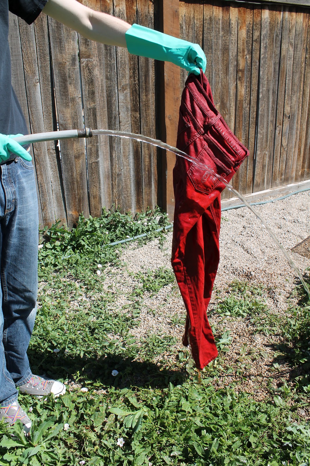 Tutorial Color Your Pants A Modicum of Ingenuity