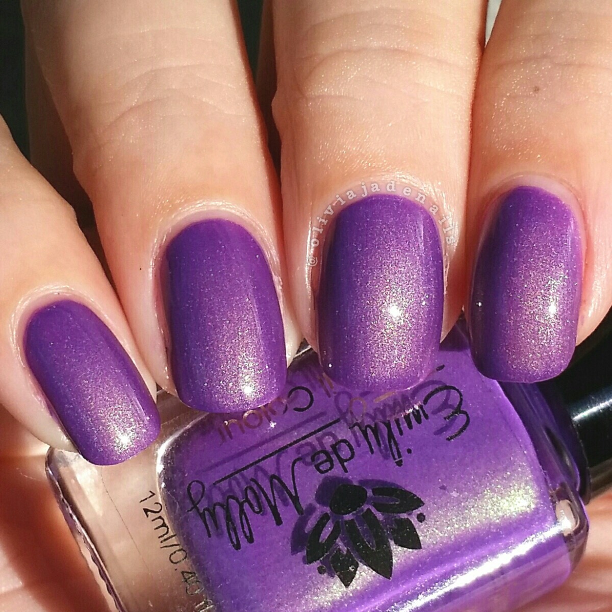 Emily de Molly The Pretender swatched by Olivia Jade Nails