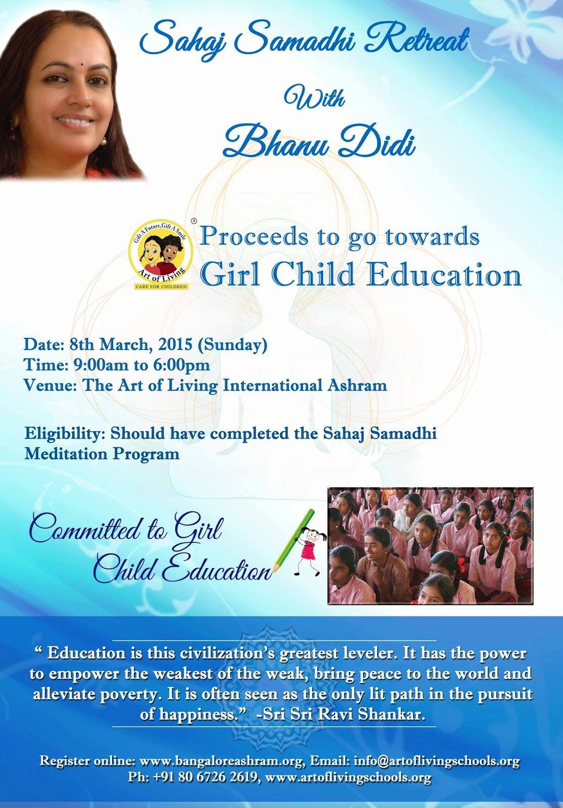 Sahaj Samadhi Retreat with Bhanu Didi