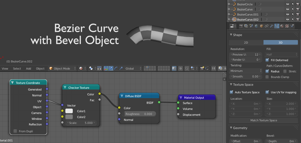 the johnnyGizmo Blog Striping a Curve in Blender/Cycles
