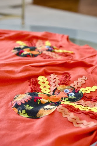 Ric rac turkey shirt