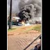 Carro fica destruído após pegar fogo na rodovia BR-369, em Cambé
