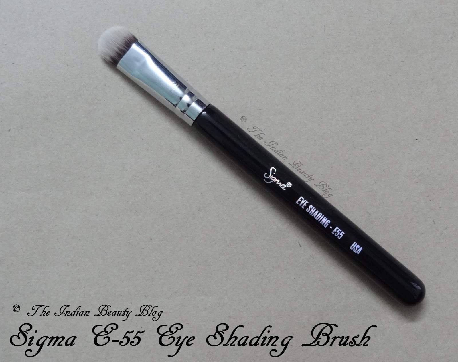 Sigma E55 Eye Shading Brush Review The Indian Beauty Blog