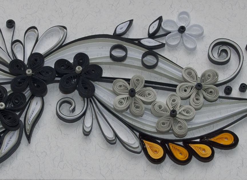 Neli Quilling Art Quilling black and white