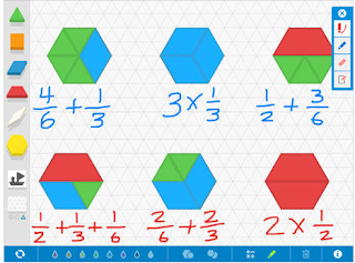 Free Pattern Shapes App by The Math Learning Center