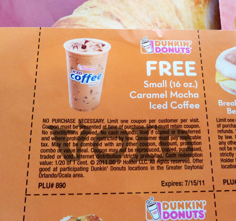 Show and Tell Meg **Expired** Win 4 Free Iced Coffees from Dunkin' Donuts