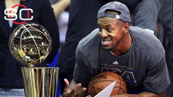 Andre Iguodala's son sculpted an NBA championship trophy in April and gave  it to his dad on Father's Day 