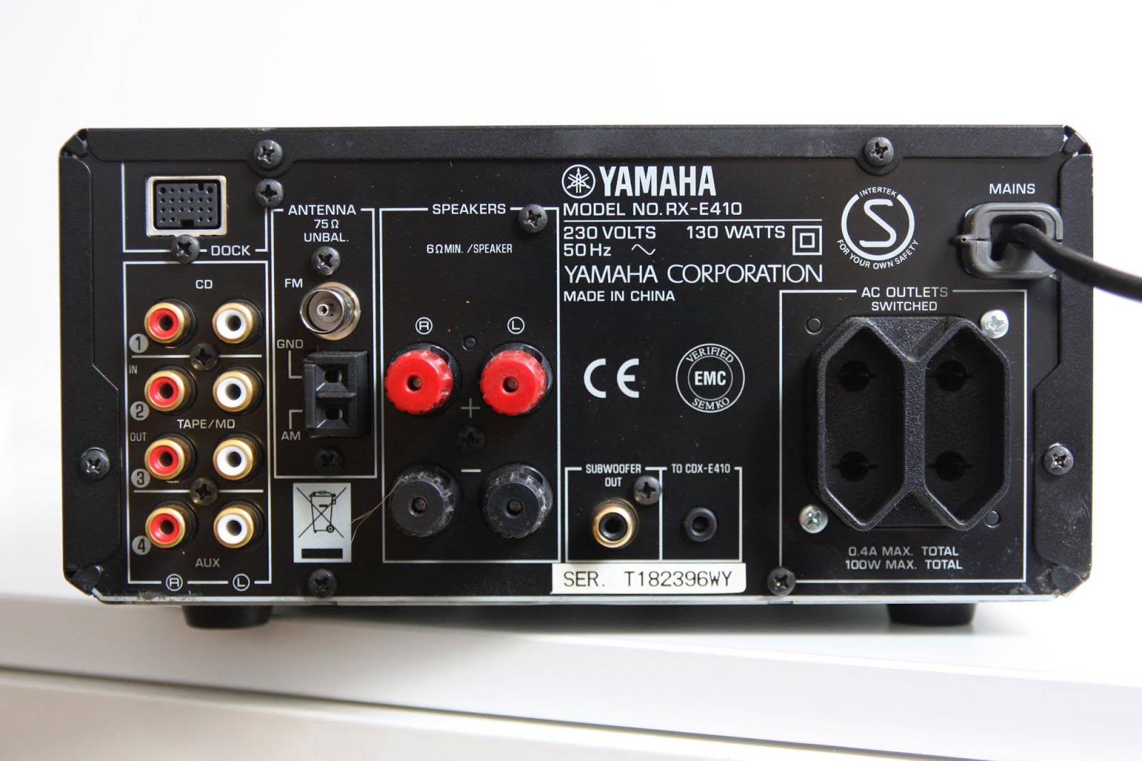 Yamaha RX-E410 - Stereo Receiver | AudioBaza