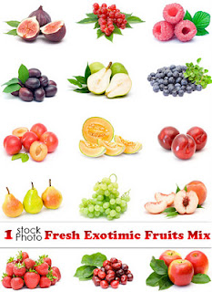 15 imagenes vectoriales de frutas exóticas