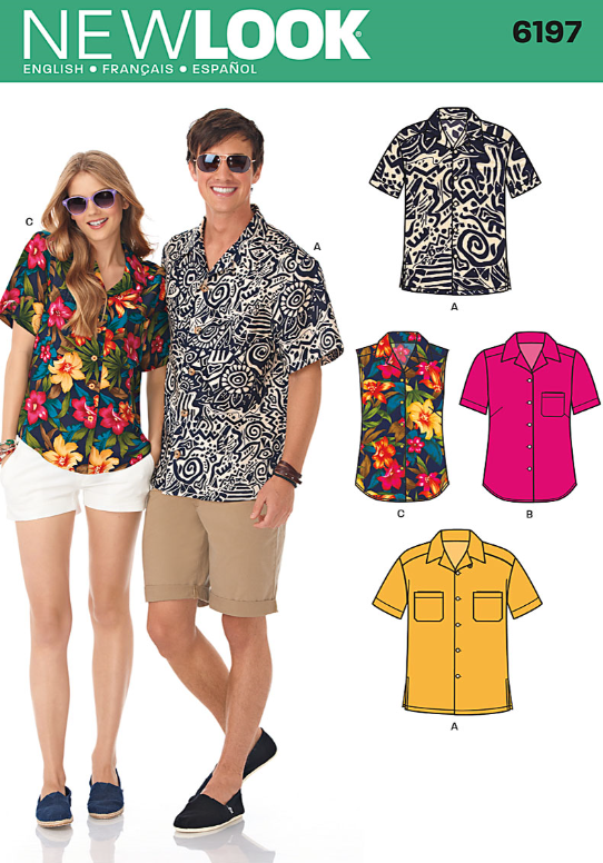 Get My Stitch On Hawaiian Shirts, New Look 6197
