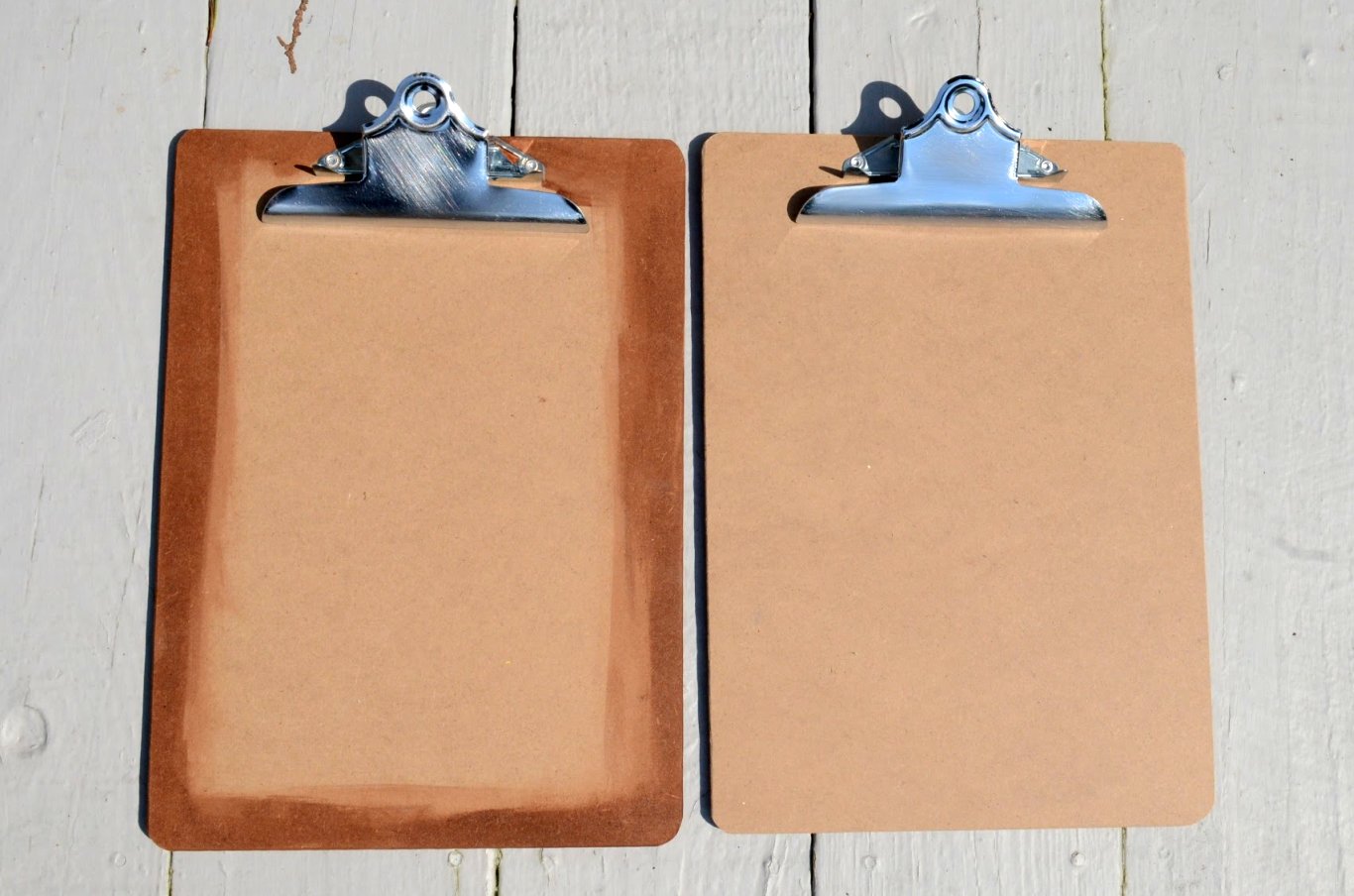 Kitchen Chalkboard Made From Clipboard anderson + grant