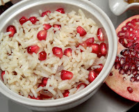 Arroz com Romã Arroz com Romã (vegana)