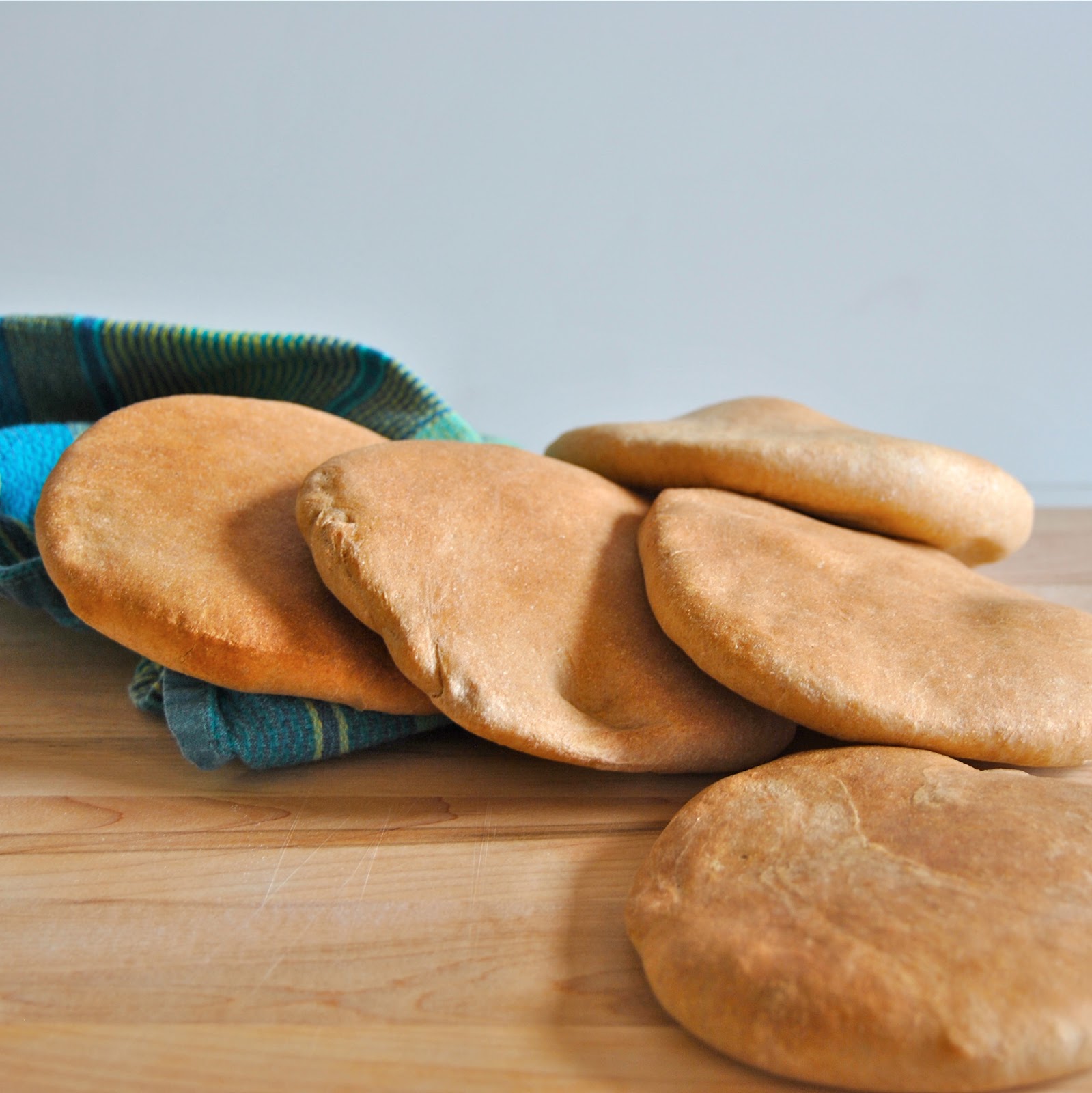 Running and Roasting Whole Wheat Pita Bread