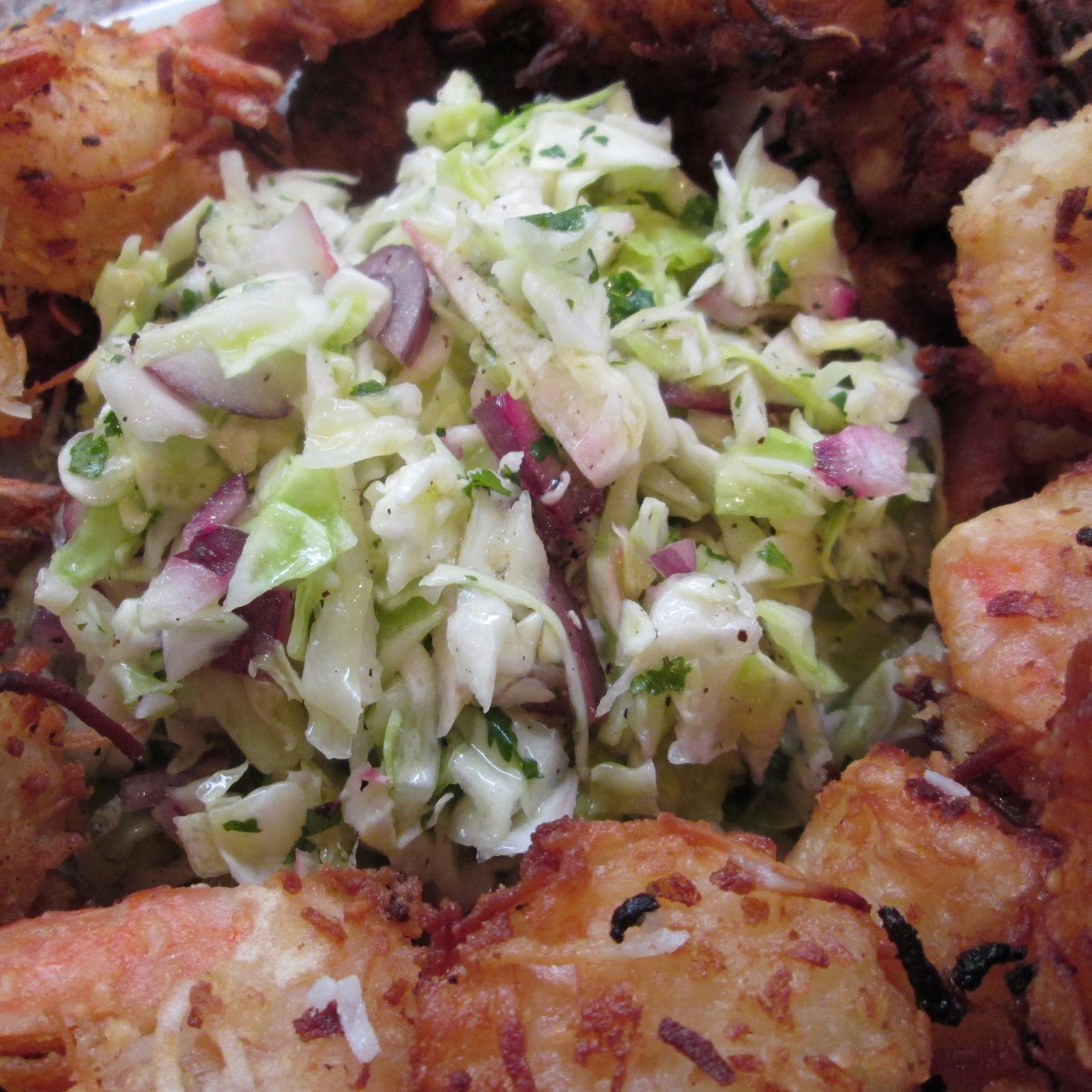 roommom27 Tommy Bahama Coconut Shrimp and Asian Slaw