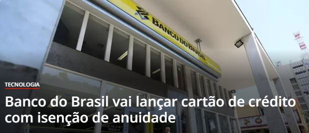 Novidade Banco do Brasil