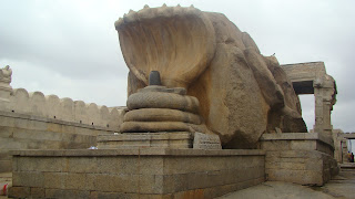 Linga with serpent - Side View