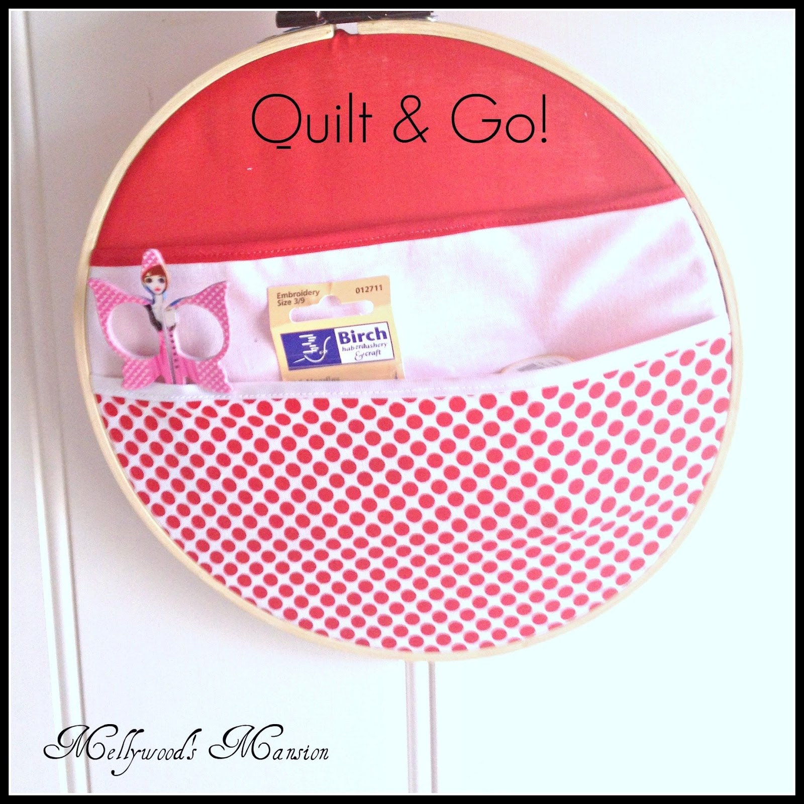 Mellywood's Mansion Quilt Organizer
