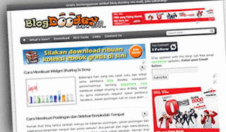 Free Download SEO Friendly Blog Doodey Template