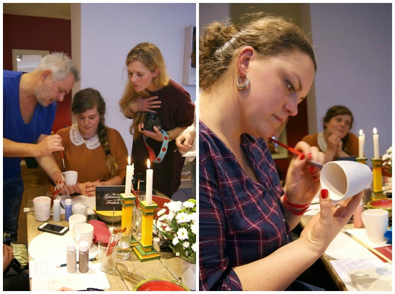 Senseo Capsules Bloggerevent in der Manufattura Düsseldorf. Vorstellung der Senseo Capsules Produkte. Die Manufattura ist ein Atelier für Keramikmalerei für jedermann. Tolle Atmosphäre, schönes Ambiente, leckerer Kaffee, nette Blogger :) Keramikmalerei und ihre Techniken