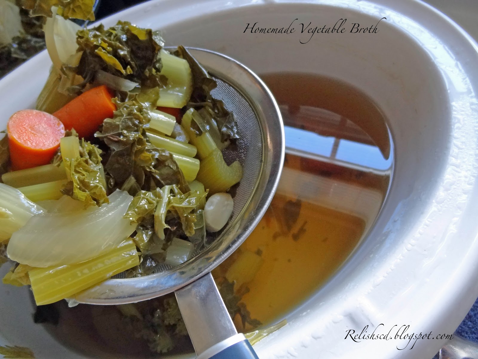 Salted Paleo Homemade Vegetable Broth (vegan, scd, paleo)