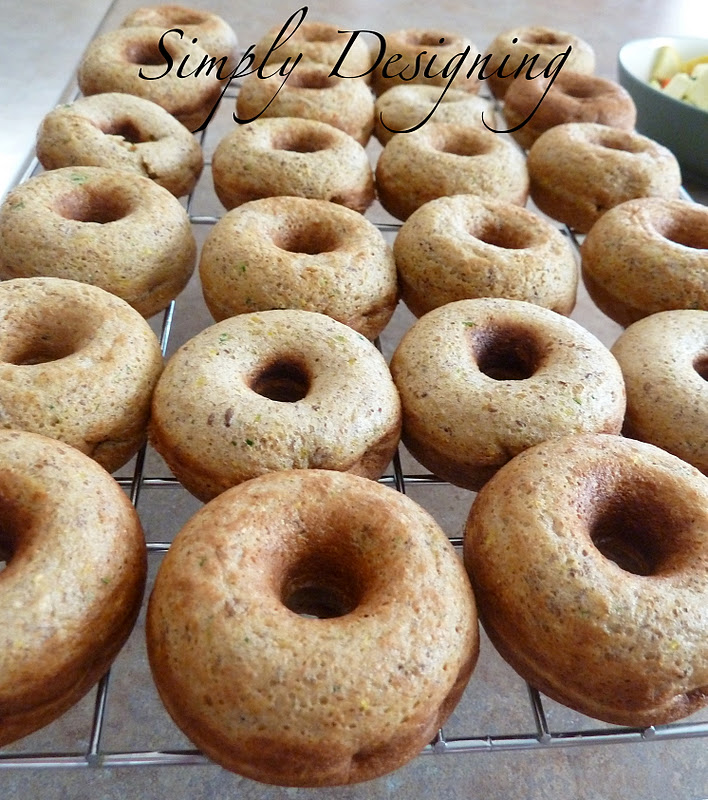Zucchini Donuts with babycakes Donut Maker