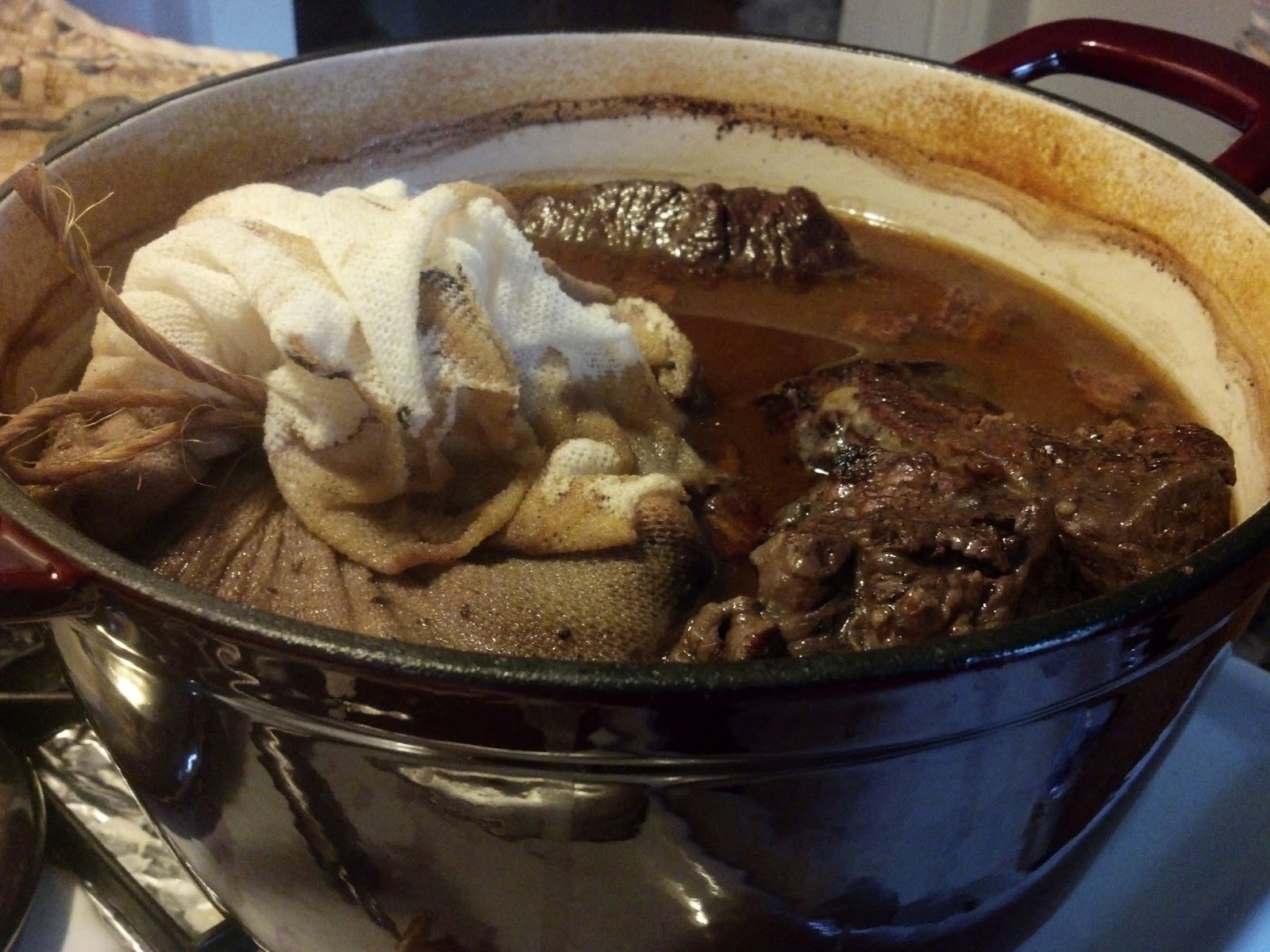 The slowest food — beef burgandy (recipe from Cook’s Illustrated